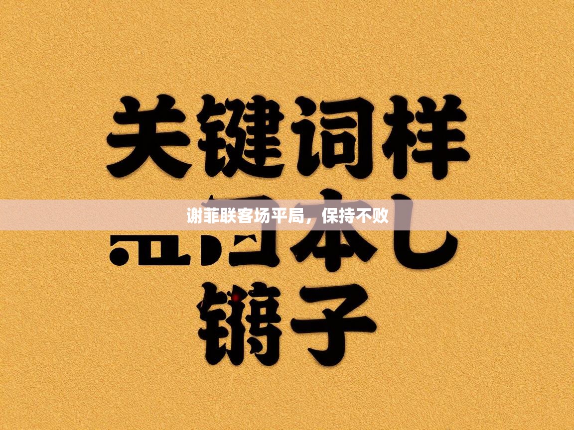 谢菲联客场平局,保持不败 第2张